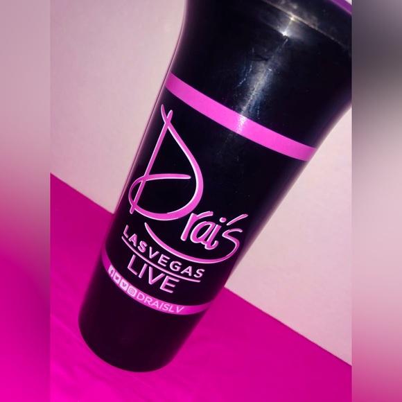 Other - Drai’s Las Vegas Party Travel Tumbler Pink Black accents Souvenirs Memorabilia